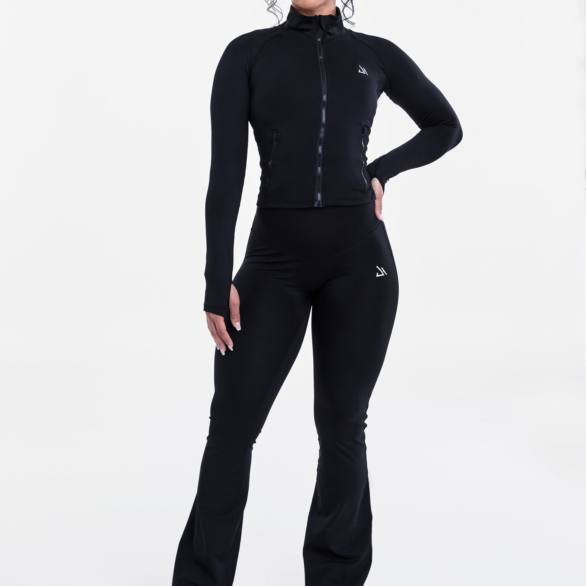 Sculpt Crop Zip-Up Jacket