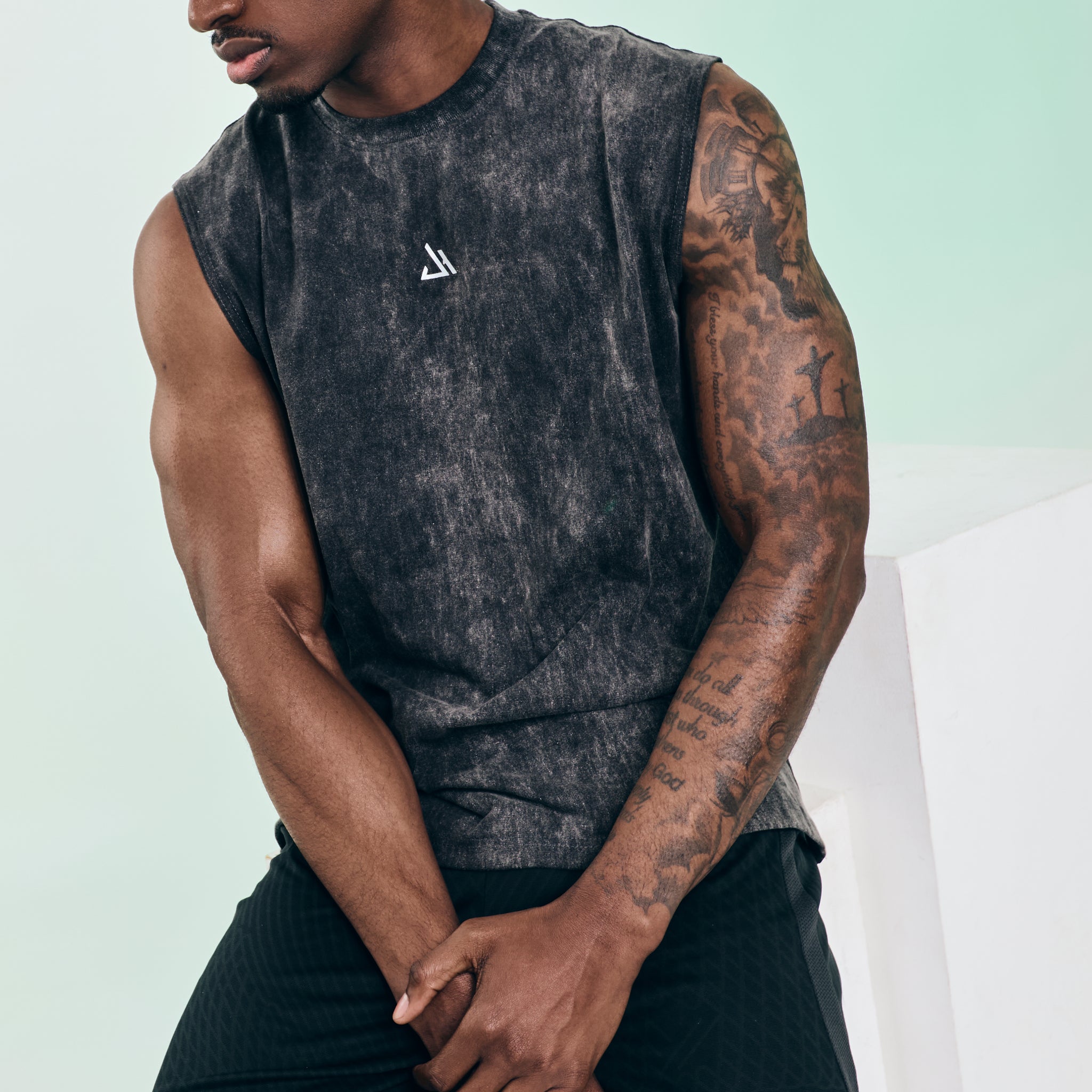 Charcoal Acid Wash Tank Top