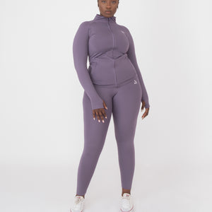 Sculpt Lilac Zip-Up Jacket