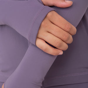 Sculpt Lilac Zip-Up Jacket