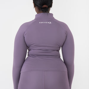 Sculpt Lilac Zip-Up Jacket