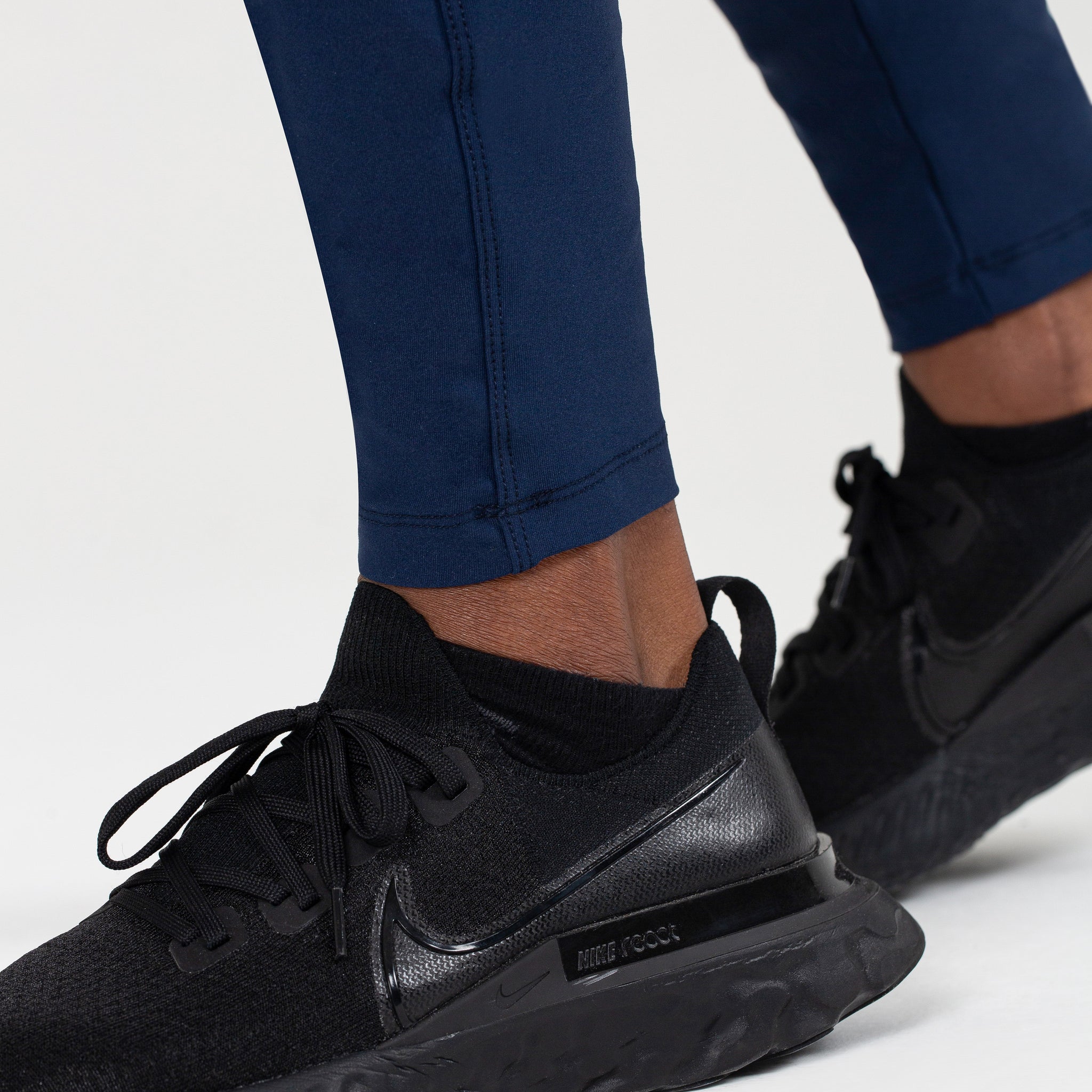 Navy Tapered Bottom Joggers
